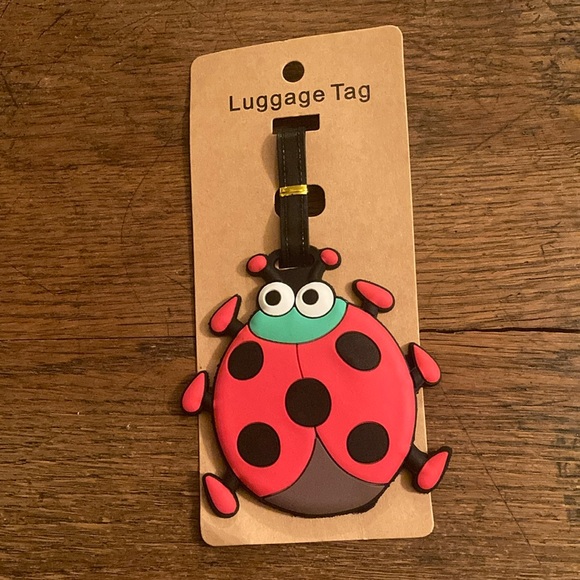Boutique Unbranded Accessories - Silicone Luggage Tag Ladybug NWT